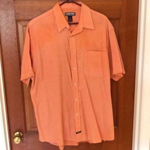 Men’s Large button down short sleeve shirt